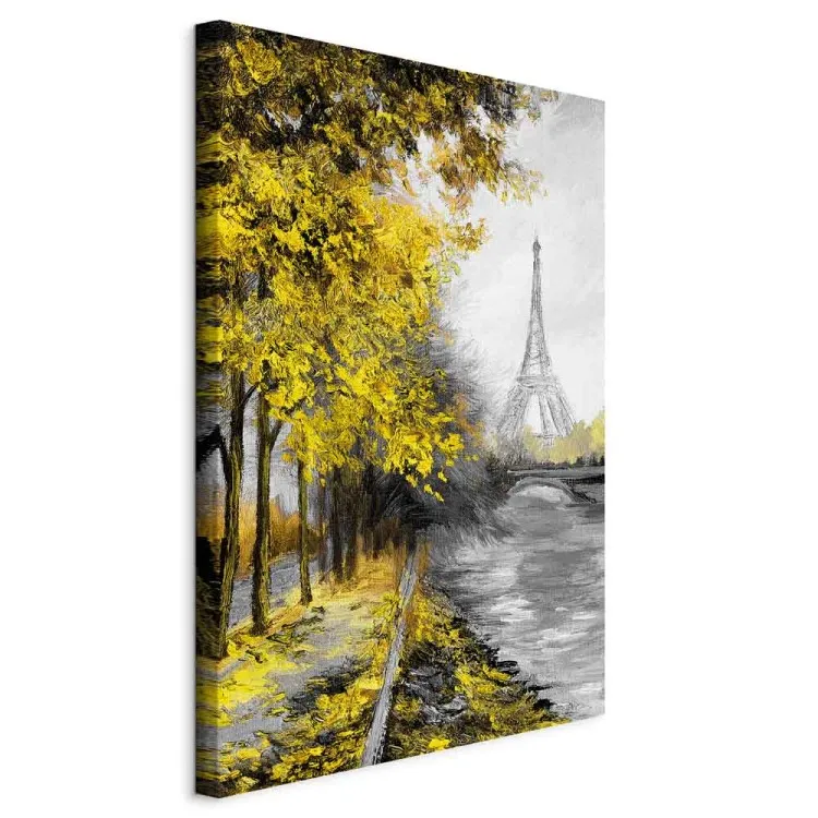 Paryski kanał (1-częściowy) pionowy żółty