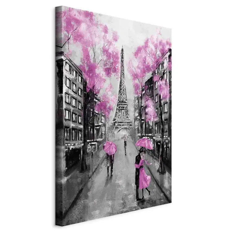 Paryskie rendez-vous (1-częściowy) pionowy różowy