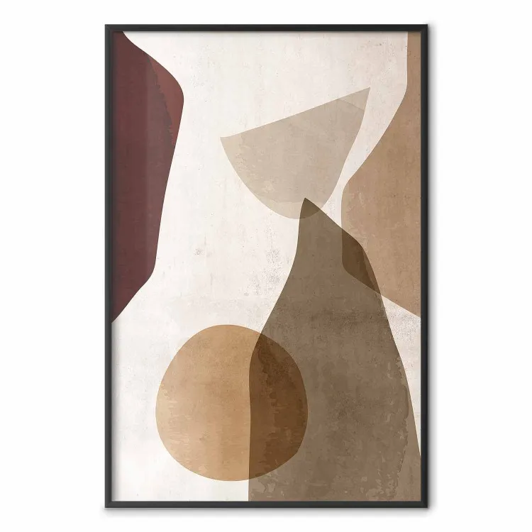 Jesienna roszada - kompozycja abstrakcyjnych figur geometrycznych