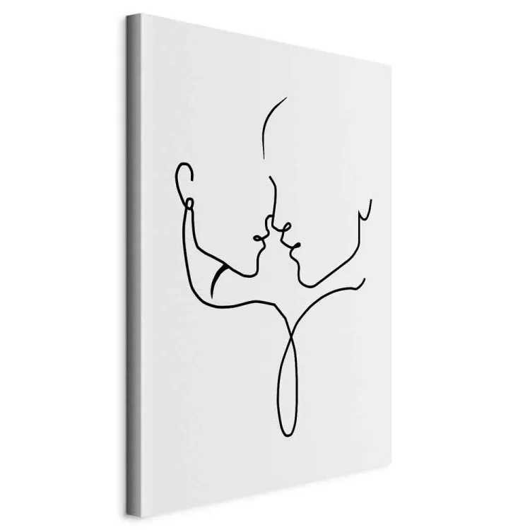 Wspólne spojrZenie (1-częściowy) pionowy - line art miłosnych postaci