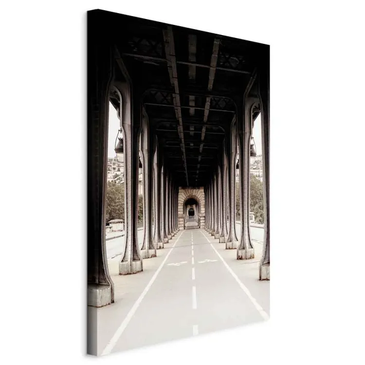 Most na Sekwanie - fotografia w sepii architektury Paryża