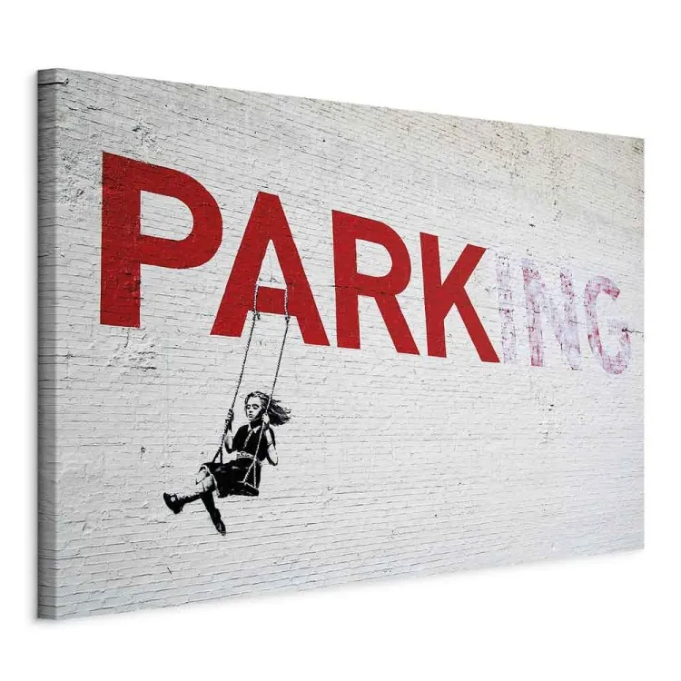 Parking Girl Swing by Banksy