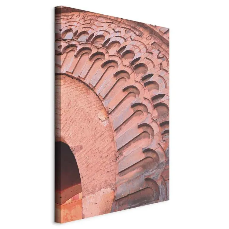 Pastelowy detal (1-częściowy) pionowy - arabska architektura budynku