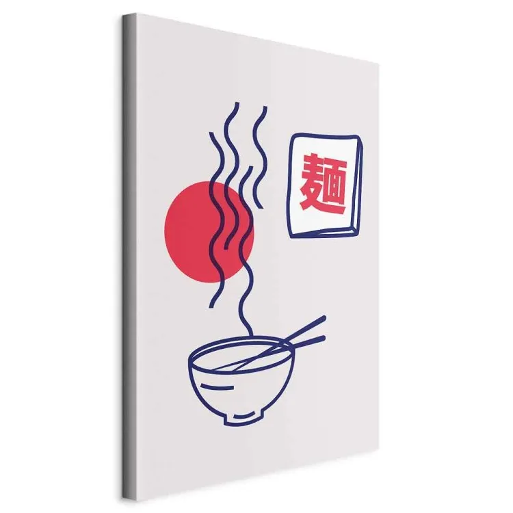 Stygnący ramen (1-częściowy) pionowy - minimalistyczna martwa natura