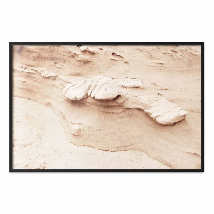 Tekstura skały - fotografia obrazująca fragment piaskowej formacji