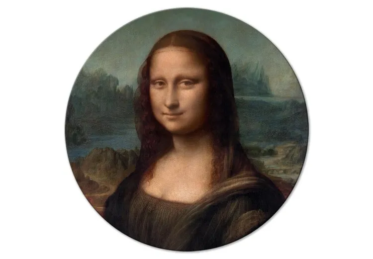 Leonardo da Vinci - Gioconda - malowany portret Mona Lisy