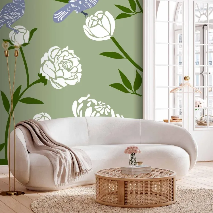 Ptaki w ogrodzie - zielona fauna i flora w okresie letnim
