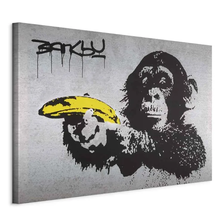 Stój, bo małpa strzela! (Banksy)
