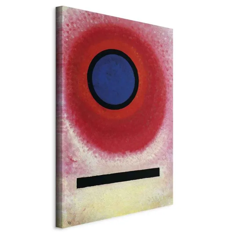 Niebieskie koło - wyrazista kompozycja Wassily'ego Kandinsky'ego