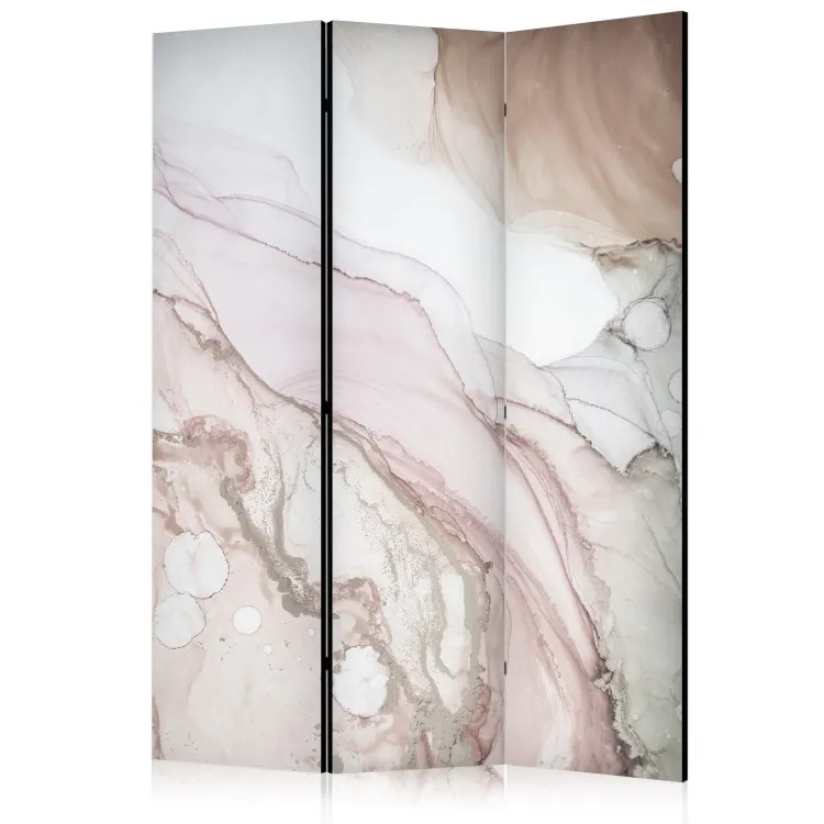 Abstrakcja - rozlane plamy barw w odcieniach delikatnego różu [Room Dividers]